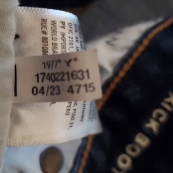 American Eagle Low Rise Kick Boot Stretch Jean Size 12 - Picture 11 of 11